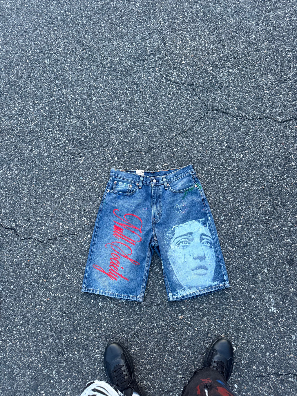 Virgin Mary One-of-One Levi’s® Shorts