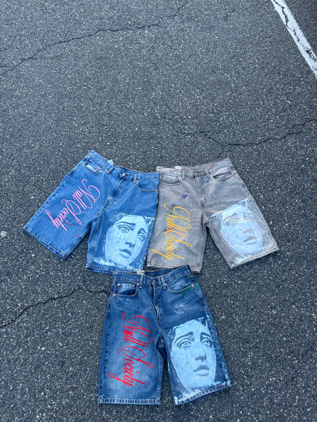 Virgin Mary One-of-One Levi’s® Shorts