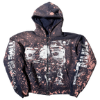 “TIME IS MONEY” BLEACHED ZIP (ONLINE EXCLUSIVE)