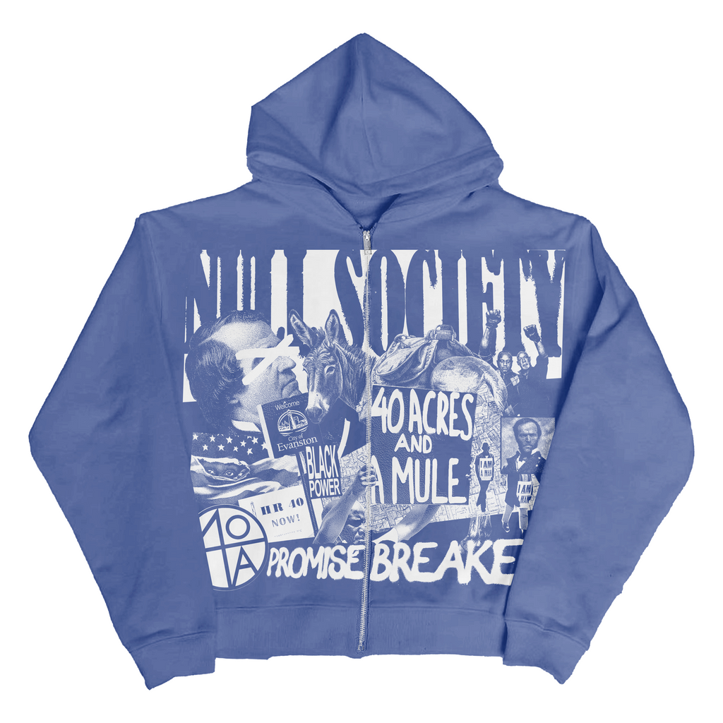 "40 ACRES" ZIP HOODIE