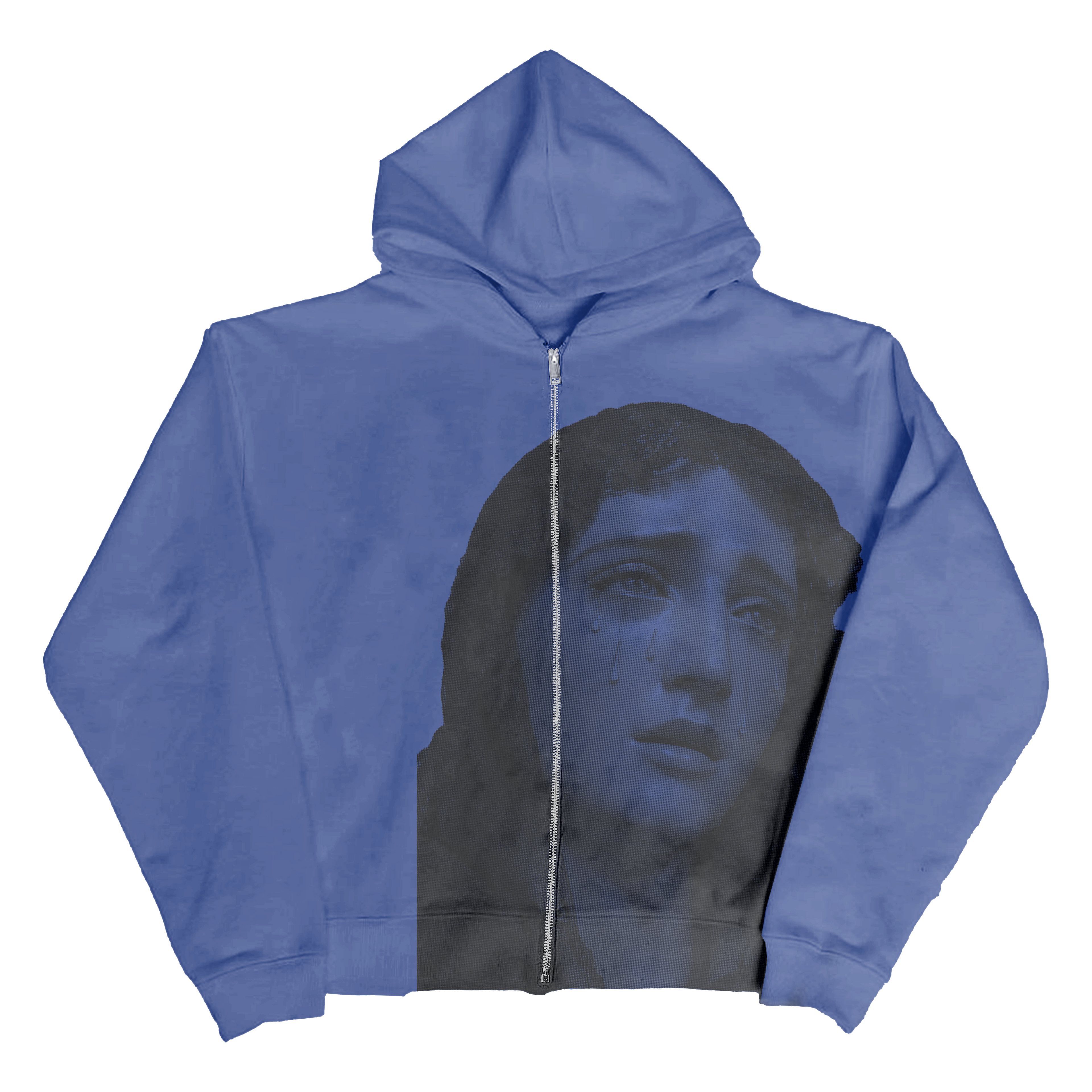 "VIRGIN MARY" ZIP HOODIE