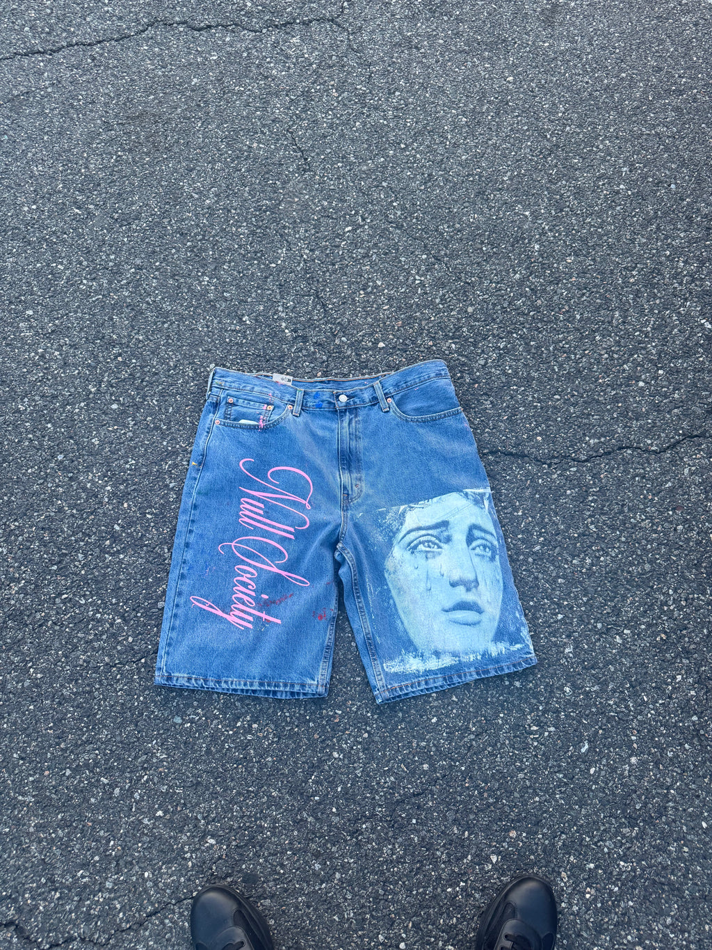 Virgin Mary One-of-One Levi’s® Shorts