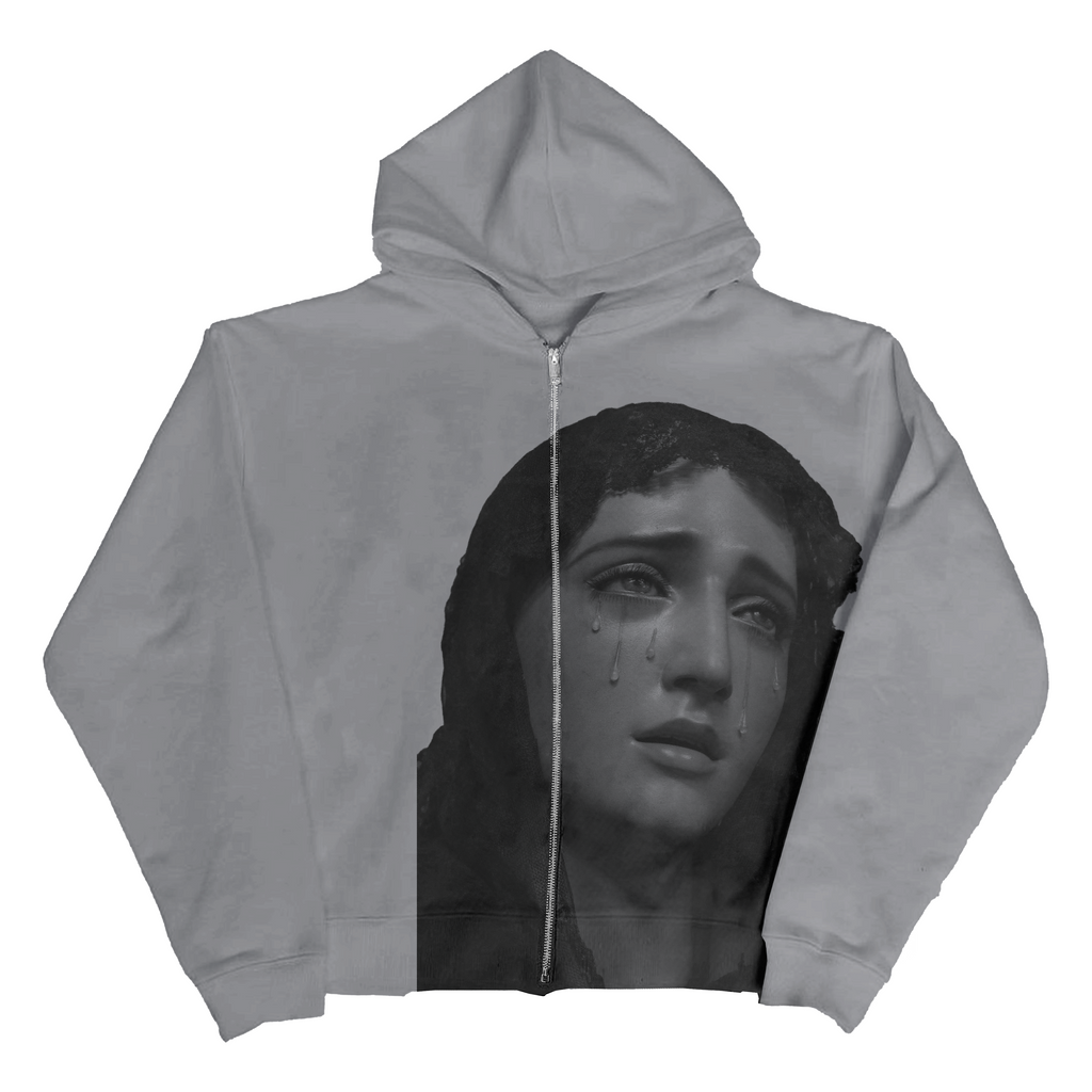 "VIRGIN MARY" ZIP HOODIE