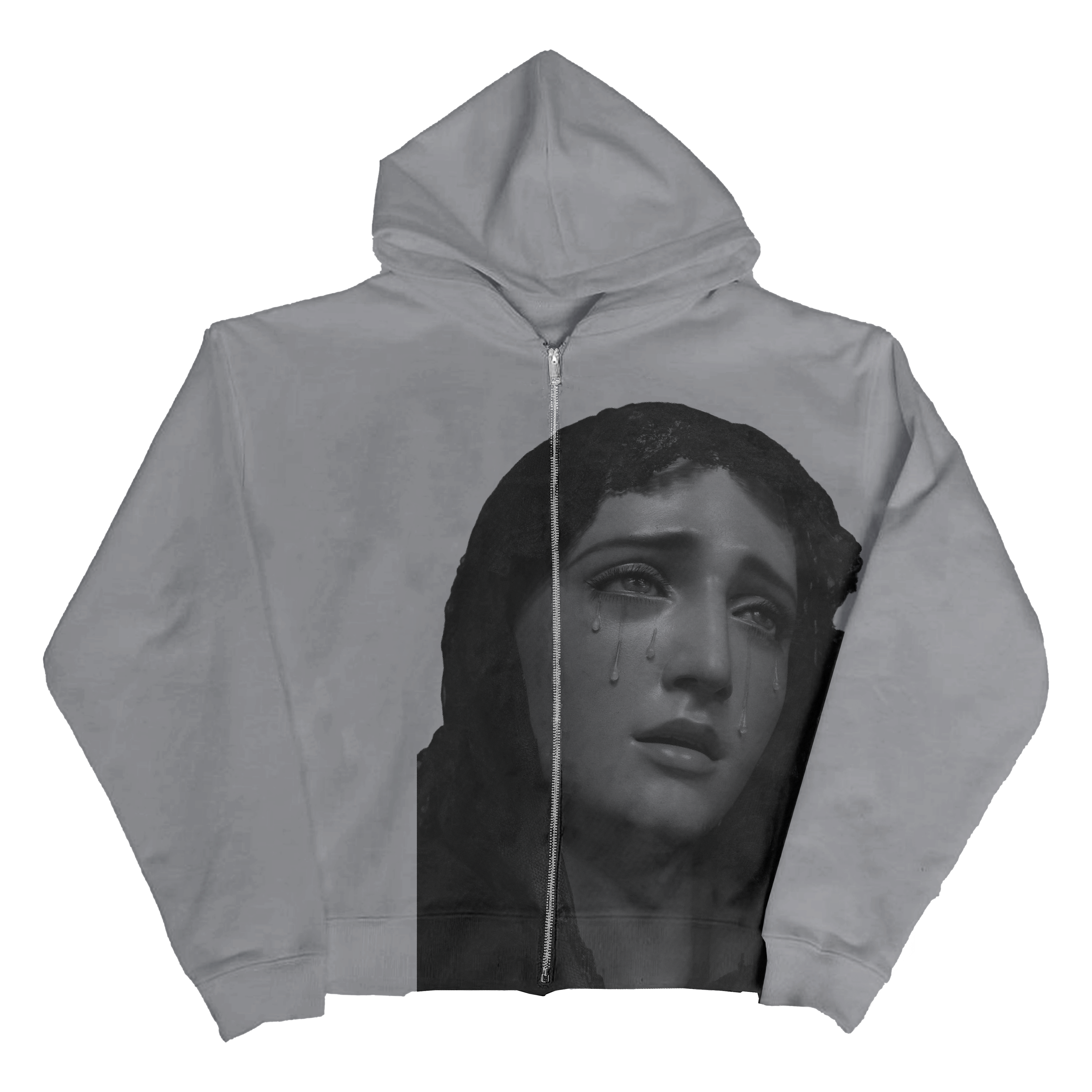 "VIRGIN MARY" ZIP HOODIE