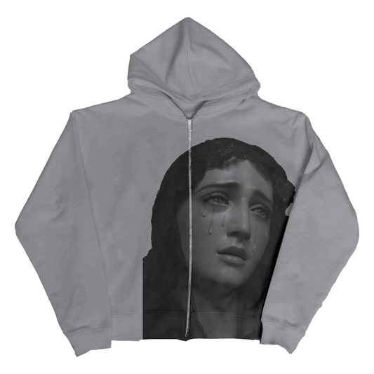 "VIRGIN MARY" ZIP HOODIE