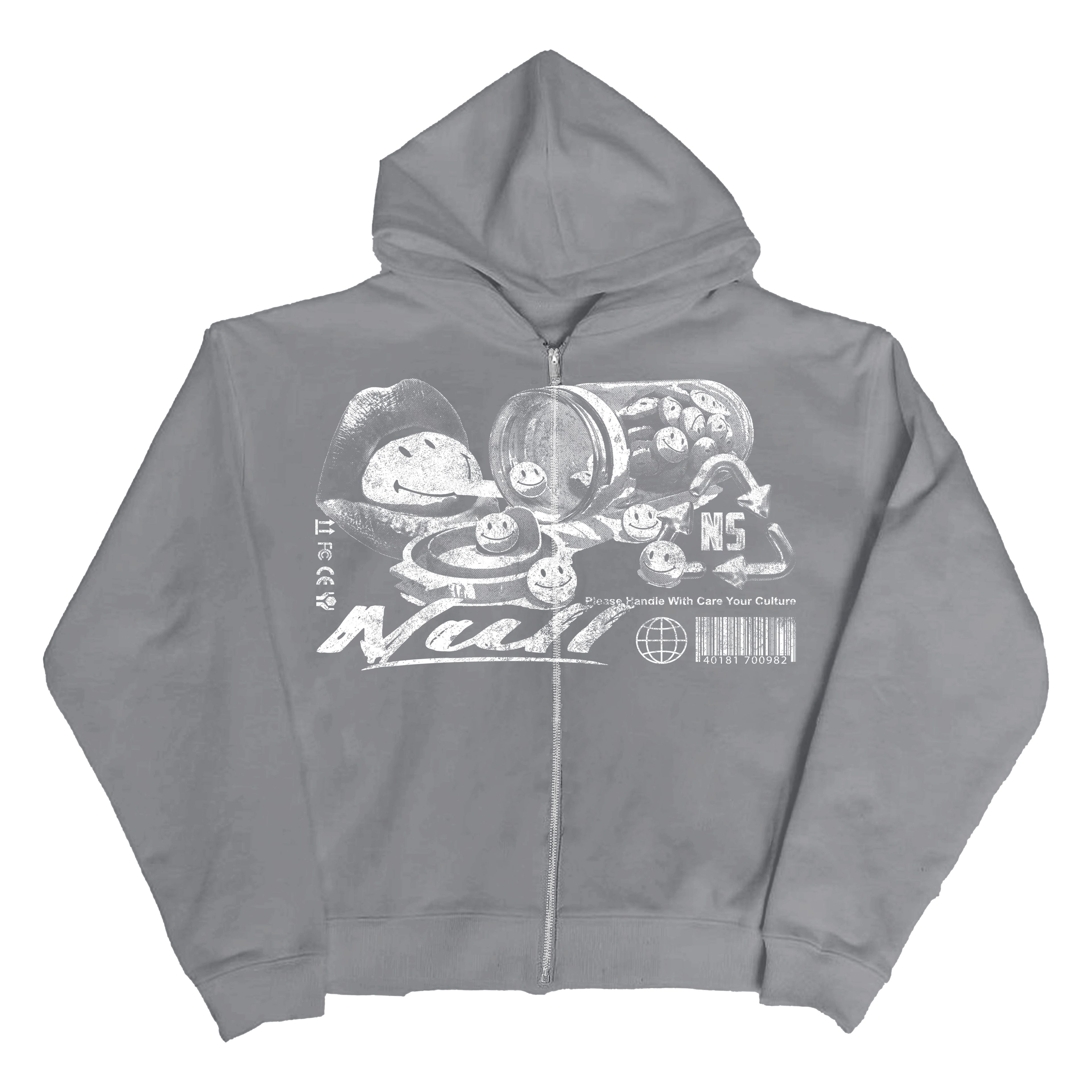 "PILL" ZIP HOODIE