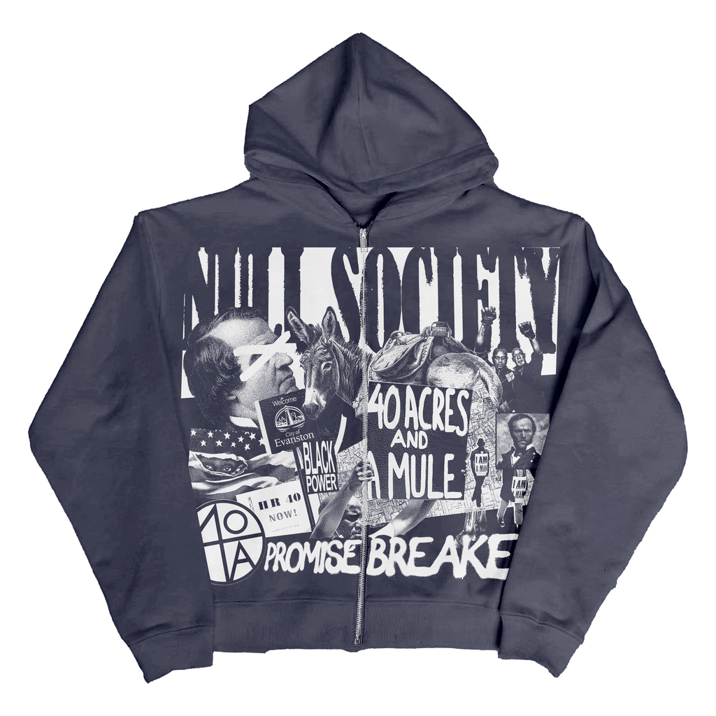 "40 ACRES" ZIP HOODIE